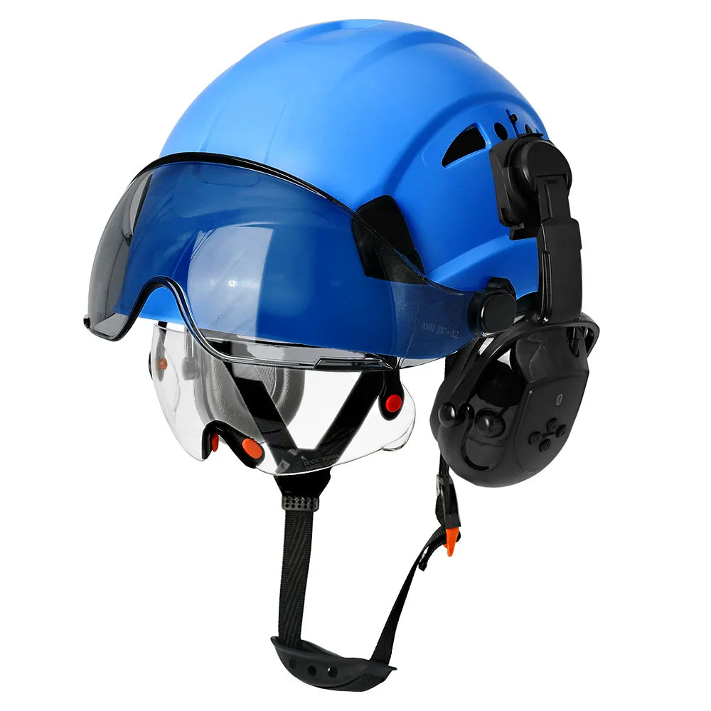 CE Certified Safety Helmet with Bluetooth 5.0 and Noise Reduction