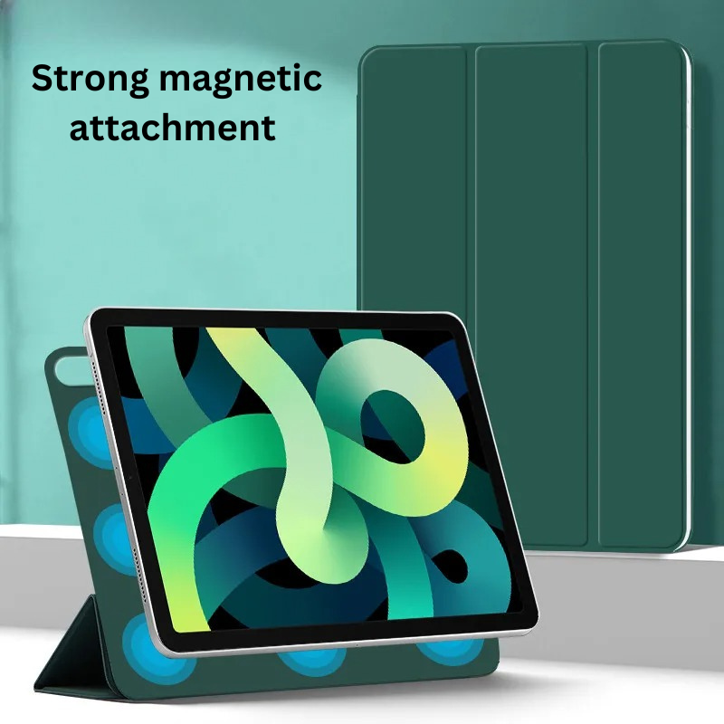 Smart Magnetic Folio Case for iPad 10th Gen 2022, iPad Air 5/4, iPad Pro 11/12.9 (2020/2021), and iPad Mini 6