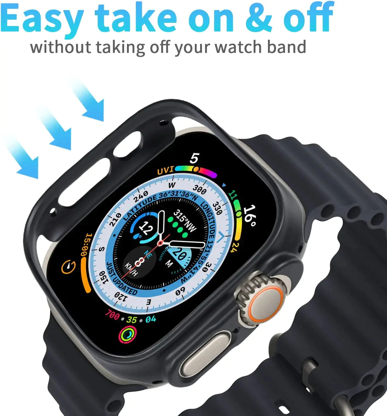 Protective Case for Apple Watch Series 8 Ultra