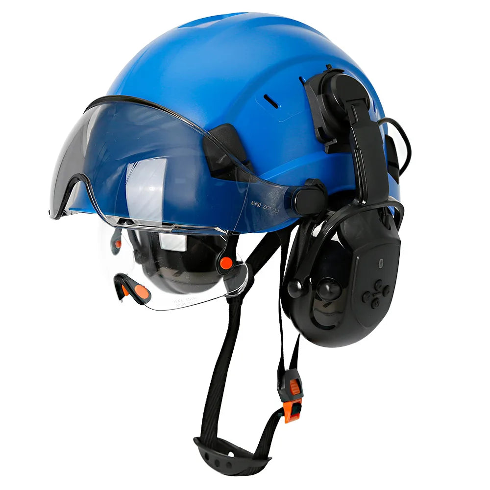 CE Certified Safety Helmet with Bluetooth 5.0 and Noise Reduction