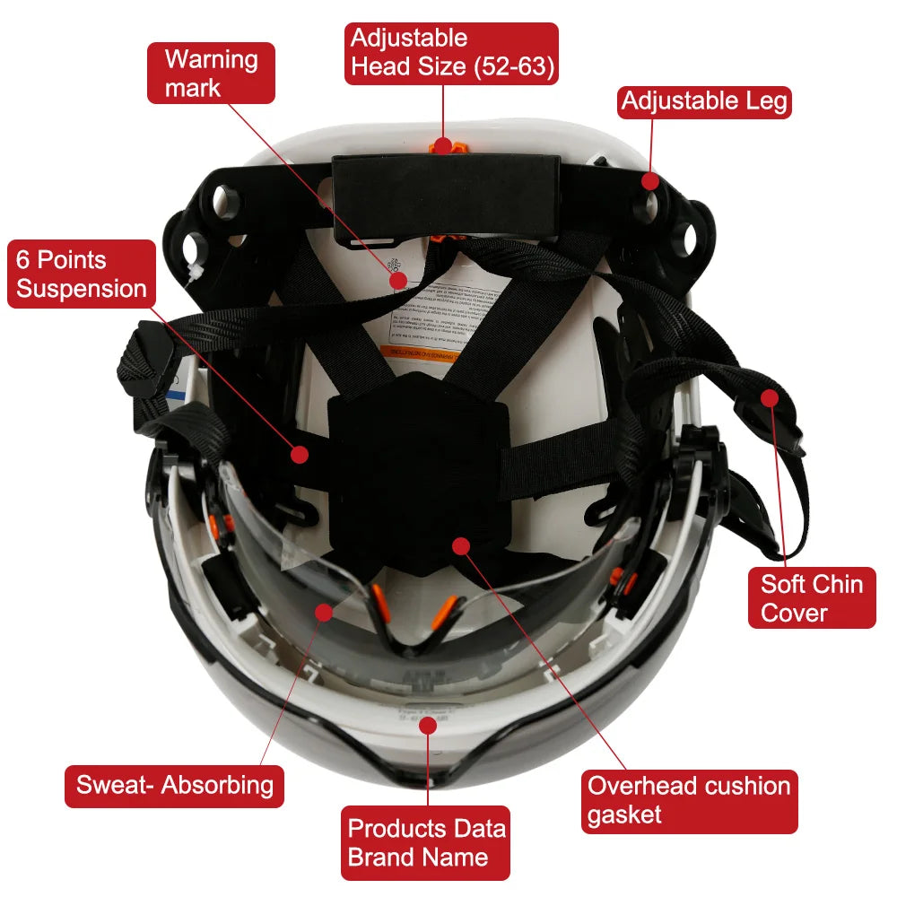 CE Certified Safety Helmet with Bluetooth 5.0 and Noise Reduction