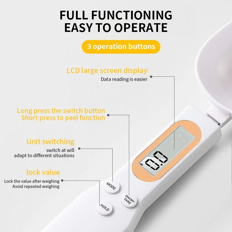 Digital Kitchen Spoon Scales