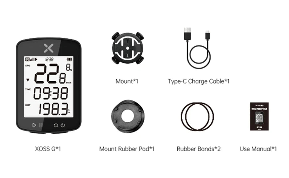 G2 GPS Bike Computer with IPX7 Waterproofing