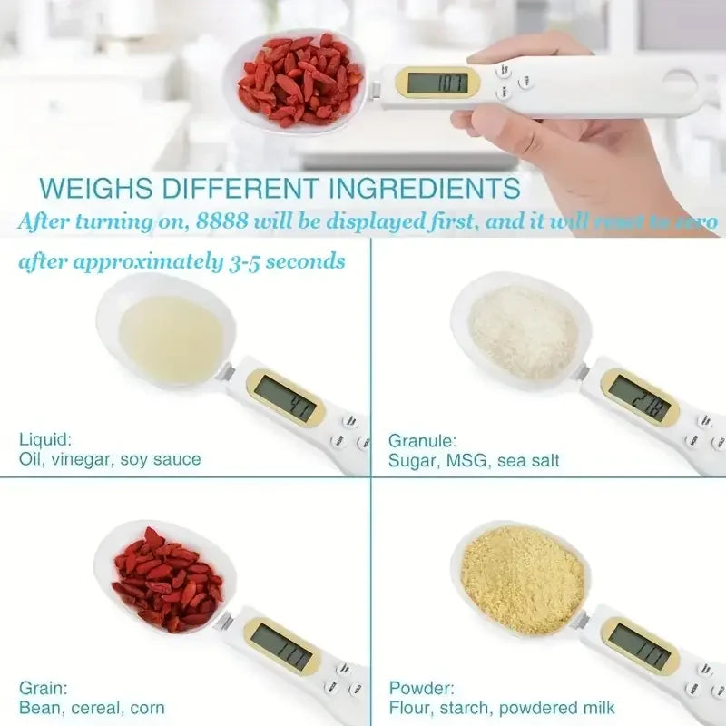 Digital Kitchen Spoon Scales