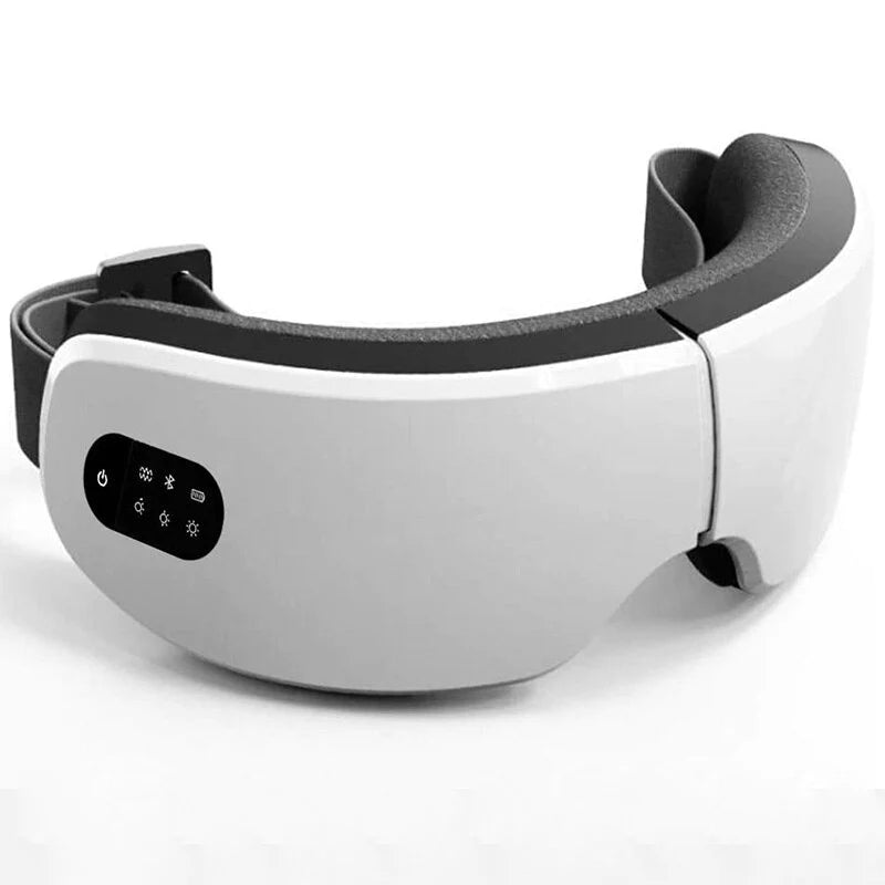 4D Electric Smart Eye Massager with Bluetooth, Vibration, and Heated Massage for Tired Eyes and Dark Circles