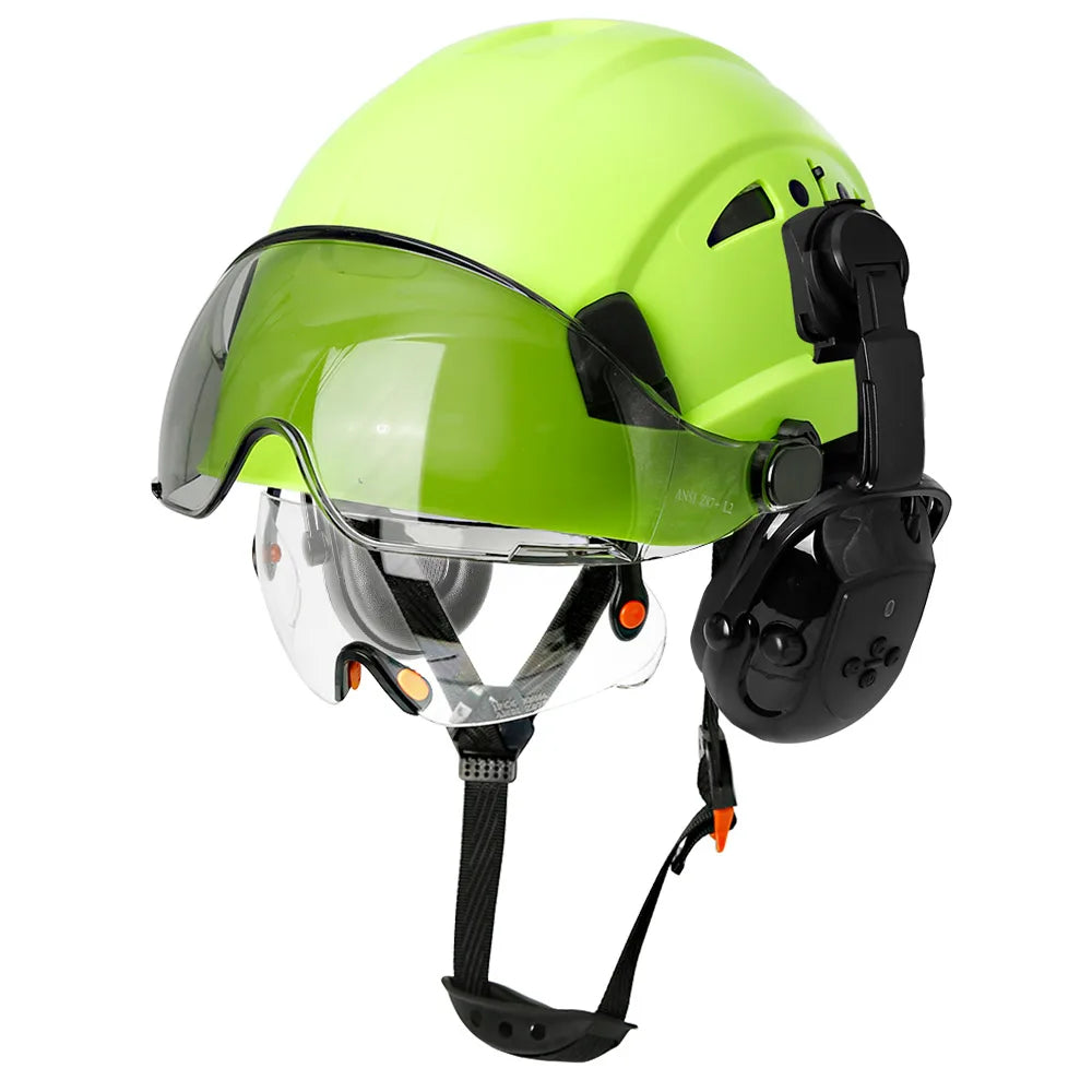 CE Certified Safety Helmet with Bluetooth 5.0 and Noise Reduction