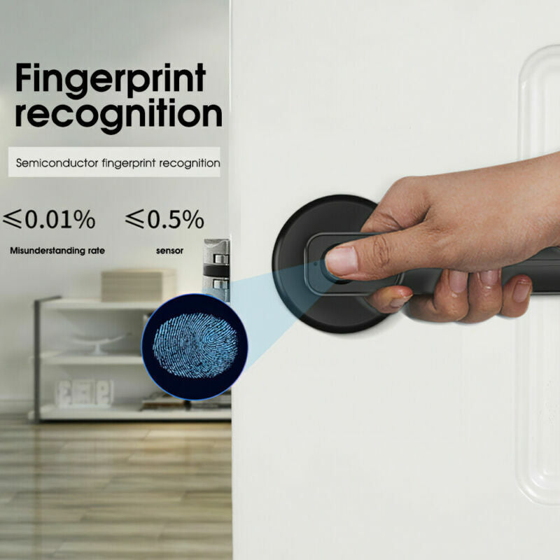 Fingerprint and Password Smart Door Lock with 2 Keys